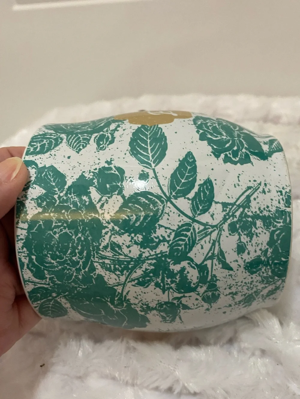 🆕You Are A Blessing Ceramic Mug in Teal & White with Verse inside Mug - NIB